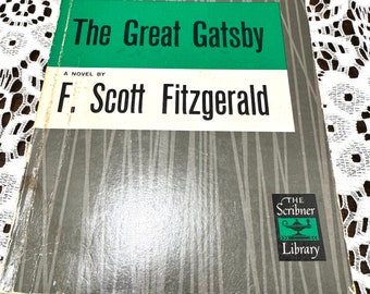 Vintage 1953  Book ~ The Great Gatsby ~ By F. Scott Fitzgerald ~ Paperback Book ~ Collectible