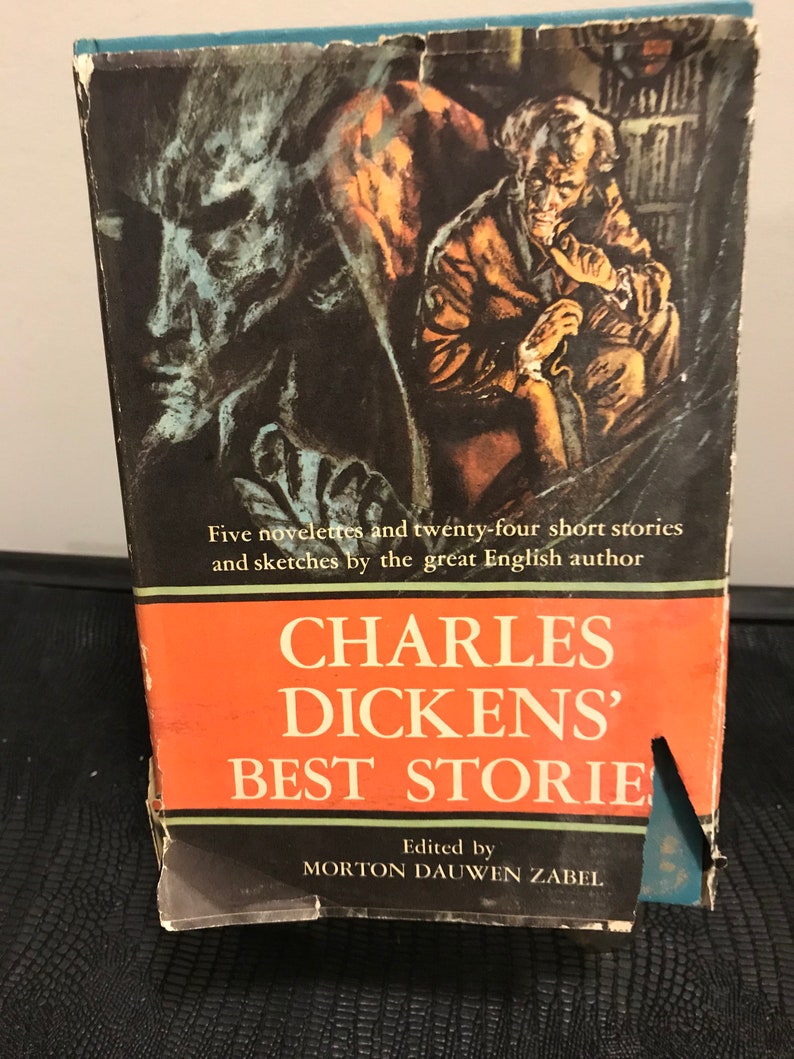 Libro antiguo de 1959 Las mejores historias de Charles Dickens, editado por Morton Dauwen Zabel, recuerdo coleccionable imagen 7