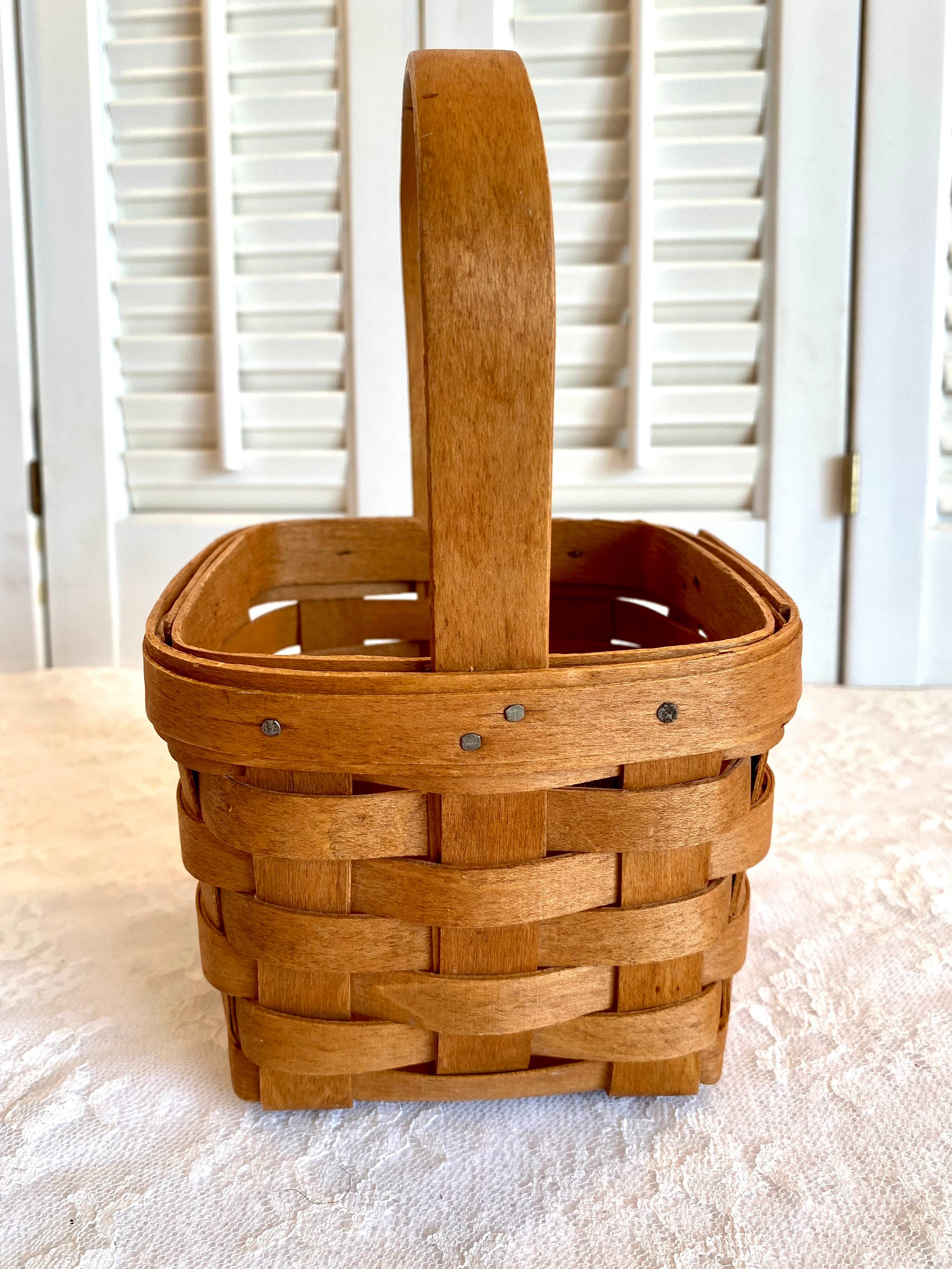 ロンガバーガー バスケット longaberger basket アンティーク ロンガバーガーバスケット アンティーク longaberger アンティーク