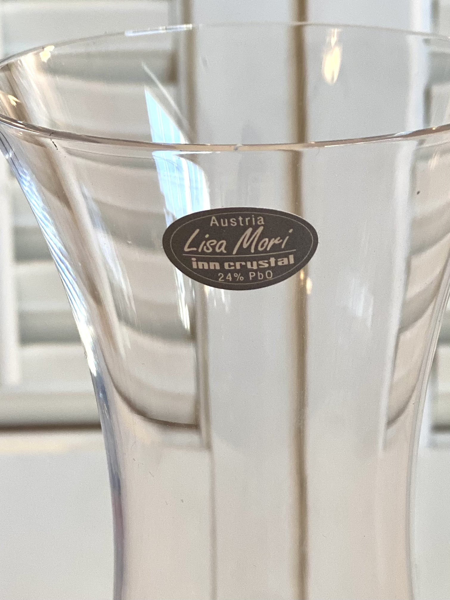 Vintage Lisa Mori Inn Crystal 24% Pbo ~ 3 Pc Set ~ Carafe and 2