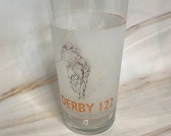 Official 1996 Kentucky Derby 122 ~ Mint Julep Bar Glass ~ Churchill Downs ~ Louisville KY~ Collectible