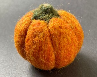 Hand Felted Mini Pumpkin
