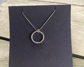 Minimalist Circle Pendant