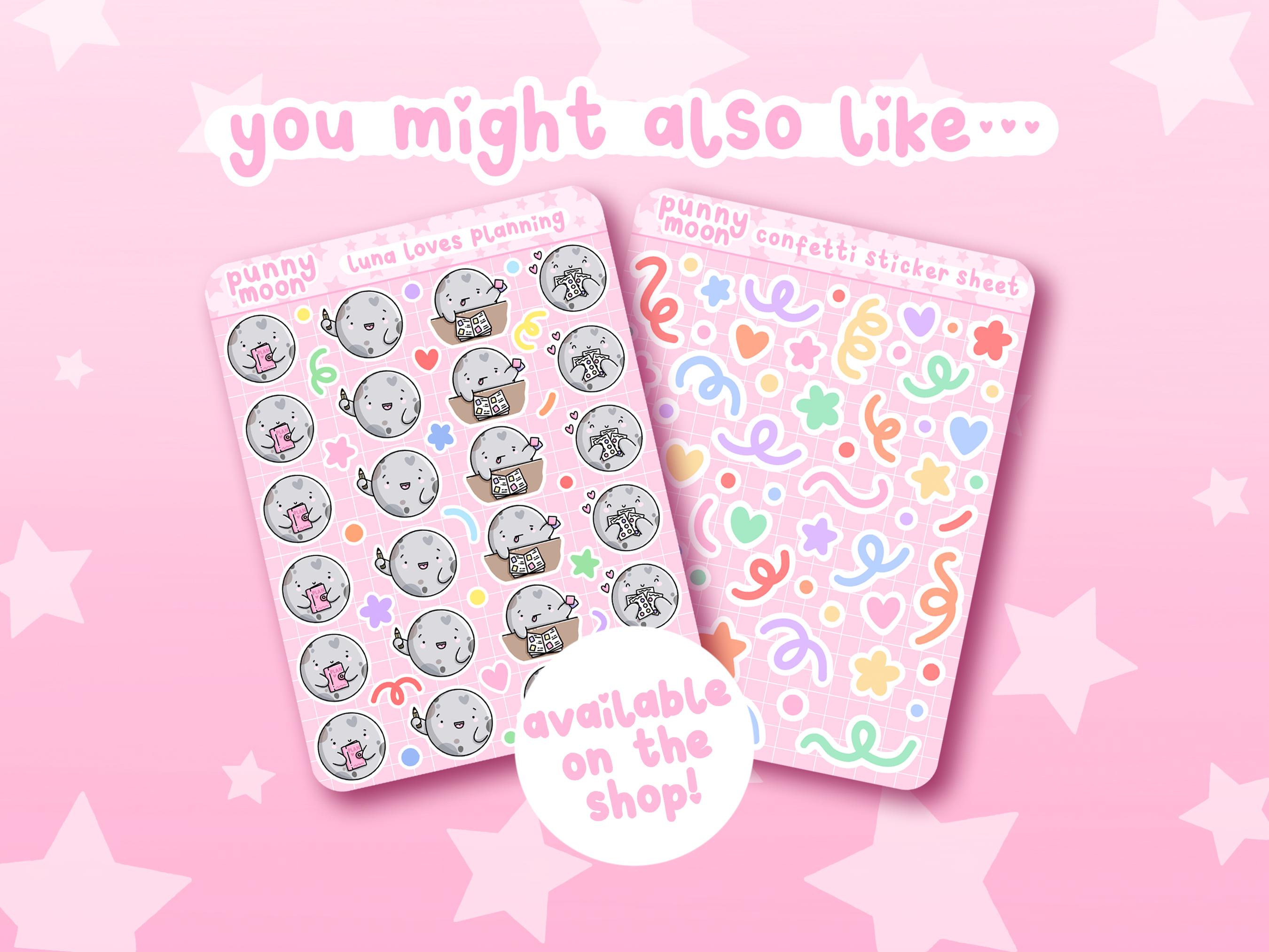 Emotions Sampler Sticker Sheet| Cute Planner Stickers for Mood Tracking ...
