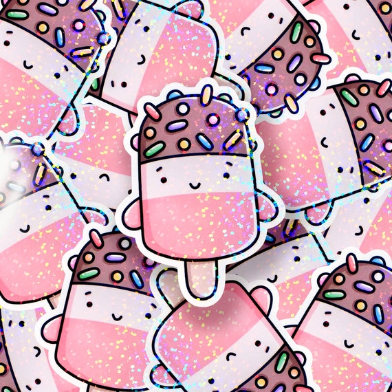 Fabulous Planner Sticker - Holographic| Cute Vinyl Decal for Summer| Journal and Scrapbook Supplies| Kawaii Food Die Cut| Ice Cream Gifts
