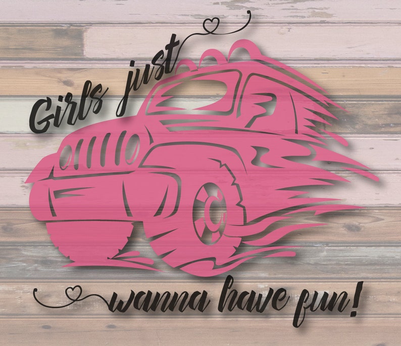 Download SVG DFX PNG Jeep Svg Off Road Svg Girls Just Wanna Have | Etsy