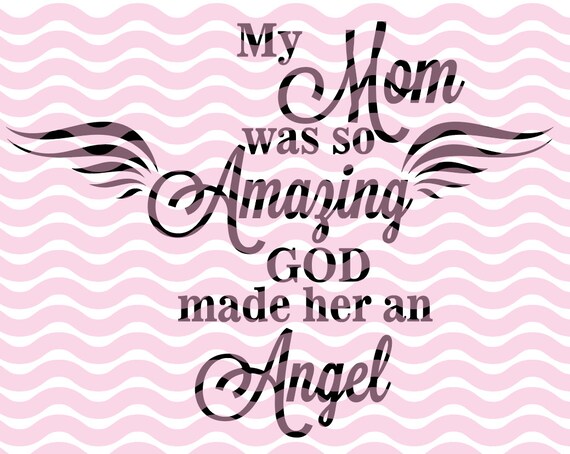 Download Memorial SVG Light Block MomMother Amazing God Made Her | Etsy
