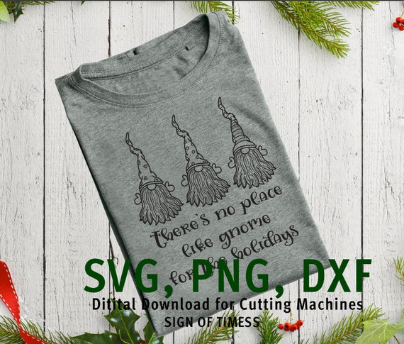 Download Christmas Svg Gnome Svg No Place Like Gnome For The Etsy