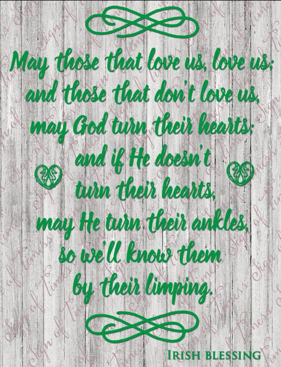 Irish Blessing SVG PNG DFX EPs For Silhouette Cameo Etsy Beauteous Irish Proverbs About Love Irish Blessing SVG PNG DFX EPs For Silhouette Cameo Etsy Beauteous Irish Proverbs About Love