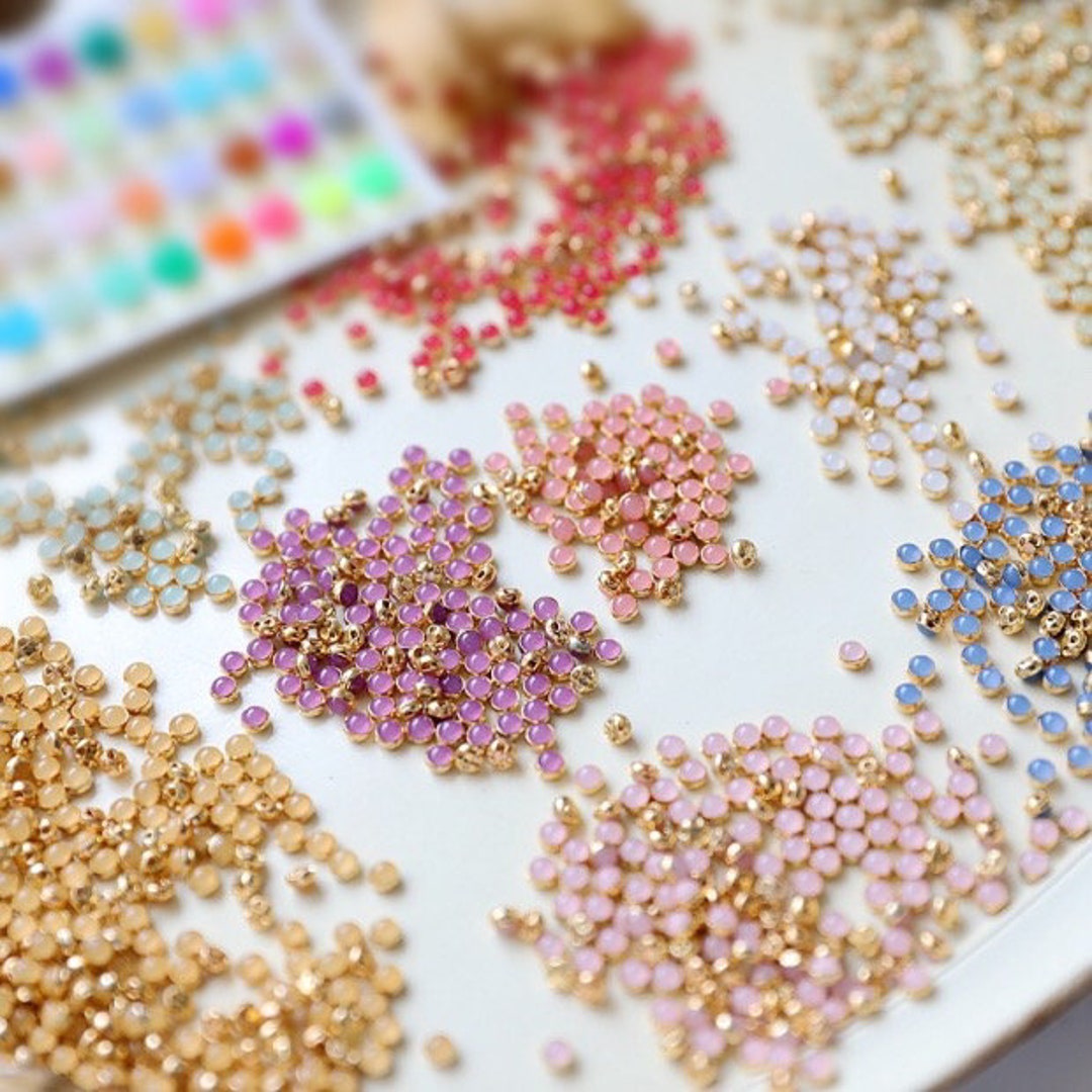 4mm Mini Buttons Copper Buttons for Dolls. Jelly Coloured Buttons for ...