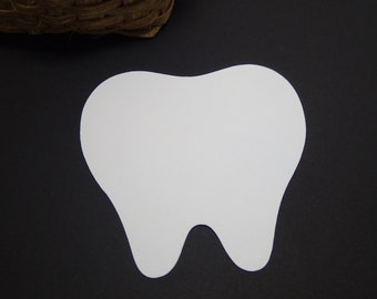 Tooth Die Cut - Baby Tooth Die Cut - Dental Die Cut - Custom Orders Welcome! VTC-0167