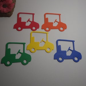 Golf Cart Die Cuts - 30 Piece Set - Custom Orders Welcome! VTC-0114
