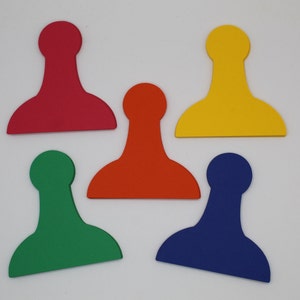 Game Board Piece Die Cuts - Game Pieces -  Sorry Inspired - Game Boards - Bulletin Boards - Custom Orders Welcome! VTC-0493