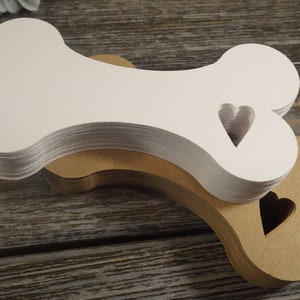 Dog Bone Die Cuts - Dog Tags - Bones - Kids Crafts - Craft Projects - Parties -  50 PC Set - Custom Orders Welcome! Item No. VTC-0442