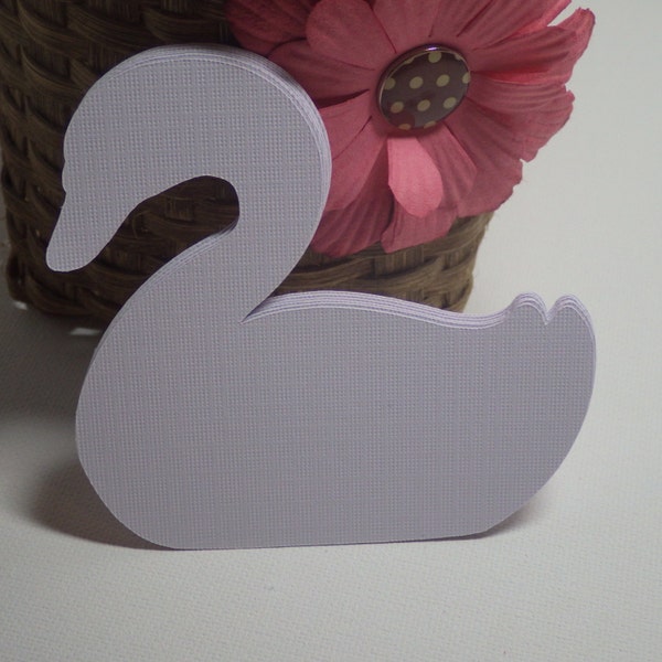 Swan Place Cards Etsy