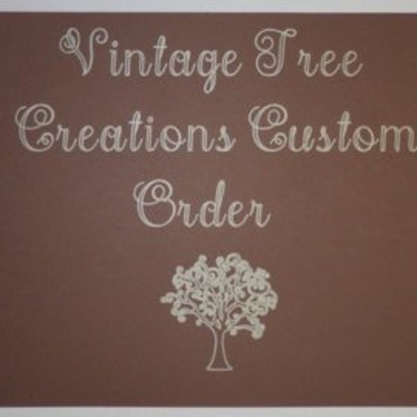 Custom Order For Karla - Flower and Flower Pot Die Cuts - Custom Orders Welcome!