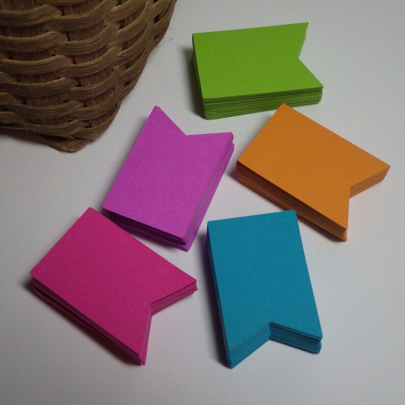 Banner / Pennant Die Cuts 45 Piece Set You Choose Color 1.5 Etsy