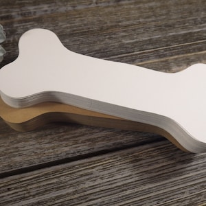 Bone Die Cuts / Bone Tags / Bones / Dog Bones / Dinosaur Bones / 5 X 2 / 40 PC Set / Custom Orders Welcome! Item No. VTC-0441