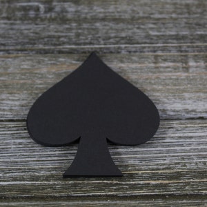 Poker Die Cut Shapes - Card Shapes - Heart - Club - Spade - Diamond - 60 PC Set - 3.5 X 4 inch - Custom Orders Welcome! VTC-0477 image 6