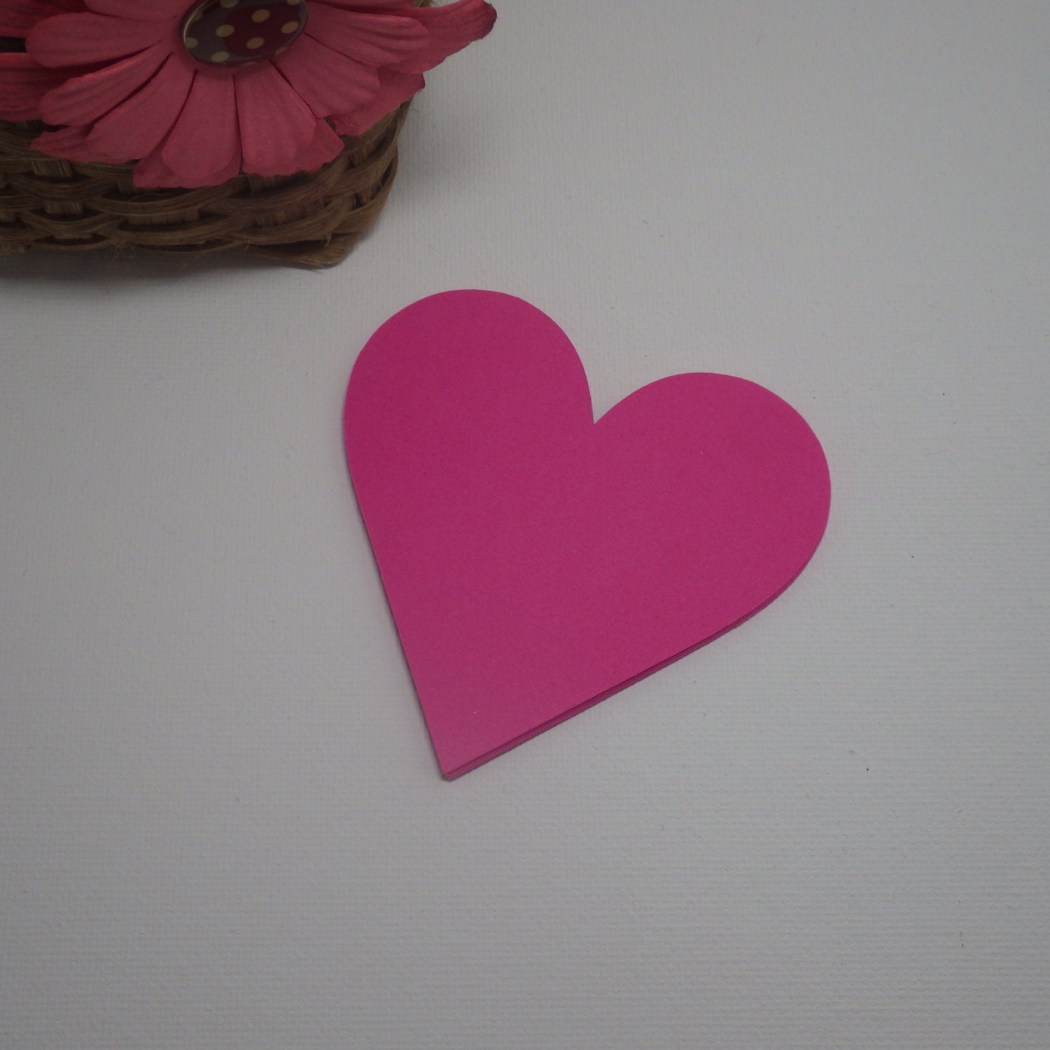 Blank Heart Cutouts Die Cuts Tags Note Cards 3 Sizes 4 Colors DIY Party Favors Scrapbooking Price Tags Labels Set of 25 Free Shipping