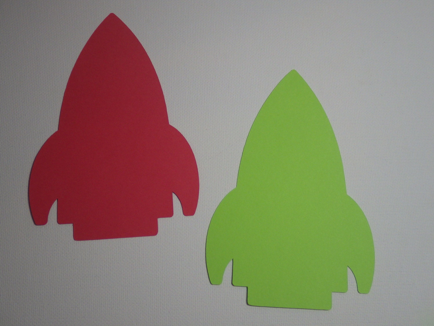Rocket Die Cuts - 30 PC Set - Choose Your Own Colors! Custom Orders ...