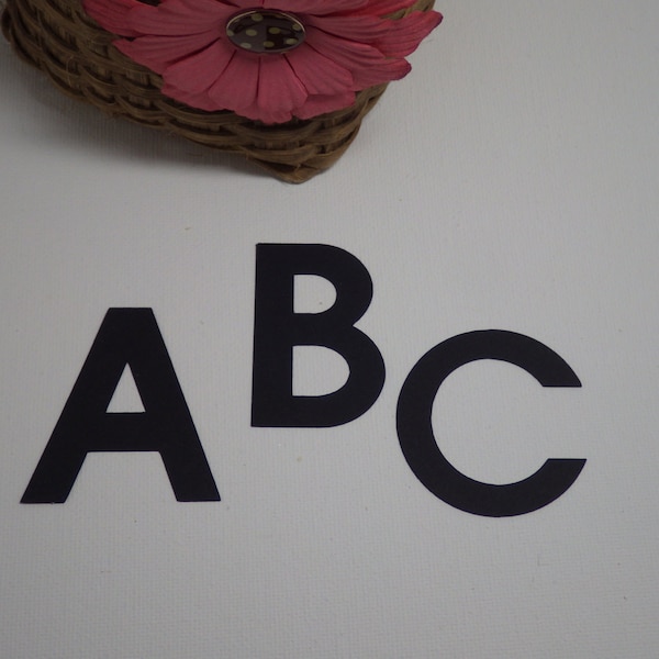 Alphabet Die Cut Etsy