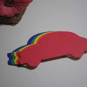 Car Die Cuts - 40 PC Set - Bulletin Boards -  Custom Orders Welcome! VTC-0180