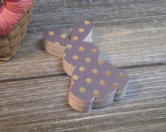 CLEARANCE Designer Paper Bunnies / Rabbits Die Cuts - 54 Piece Set (3 of each design) VTC-0131DPB
