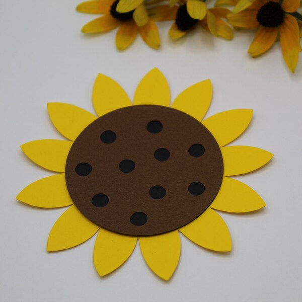 Sunflower Die Cuts Etsy