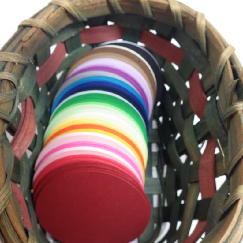 Circles Circle Die Cuts You Choose Color 30 Piece Set Etsy