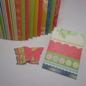 Gift Card Envelopes, mini note envelopes, lunch box notes, scrapbooking, organizing