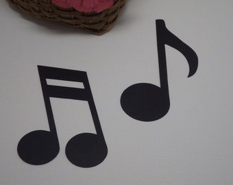 Music Note Die Cuts - Choose your Color(s) - Custom Orders Welcome! VTC-0069