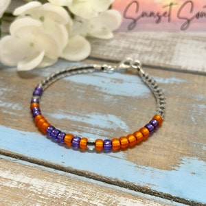 Custom Morse Code Bracelet, Custom Colors, Custom Message, Personalized Graduation Gift, Beaded Bracelet, Leather Bracelet, Custom Gift