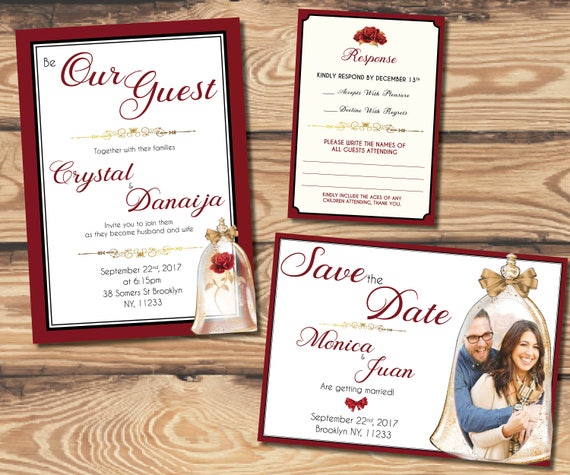 Printable Be Our Guest Wedding Invitation Suite Etsy Printable Be Our Guest Wedding Invitation Suite Etsy