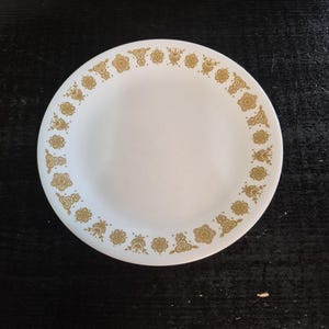 Vintage Corelle Butterfly Gold Pattern Dinner Plate- 10.25&quot;