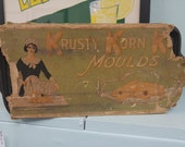 Vintage Wagner Ware Krusty Korn Kob Cast Iron Mold Original Box