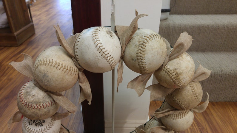 Handmade Softball Wreath...Perfect for Sports Fans!