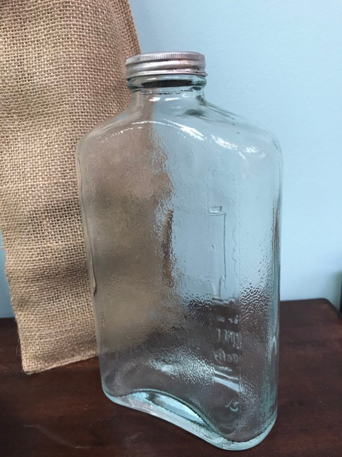 Vintage Glass General Electric Refrigerator Water Bottle Etsy