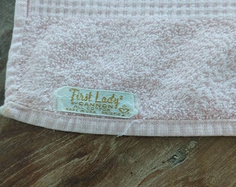 Vintage Pink First Lady by Cannon Terry Hand Towel