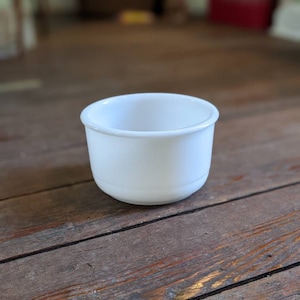 Vintage Small Milk Glass Electric Mixer Mixing Bowl