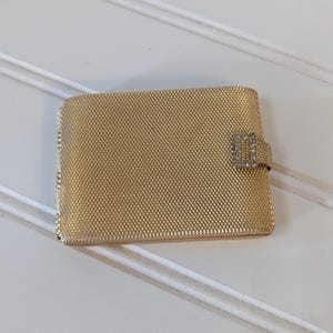 Vintage Regency Golden Weave Max Factor Compact