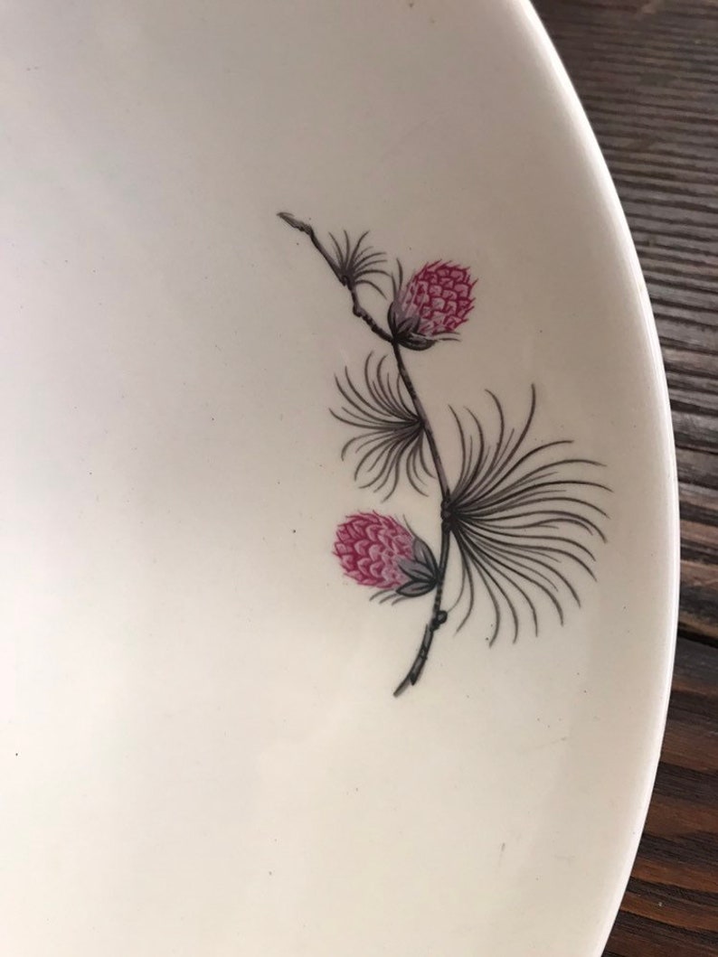 Vintage Wild Clover Canonsburg Pottery Serving Bowl