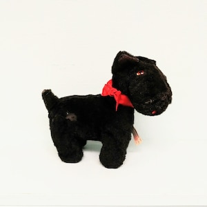 Vintage &quot;Ideal Toy&quot; Stuffed Scottie Dog Toy