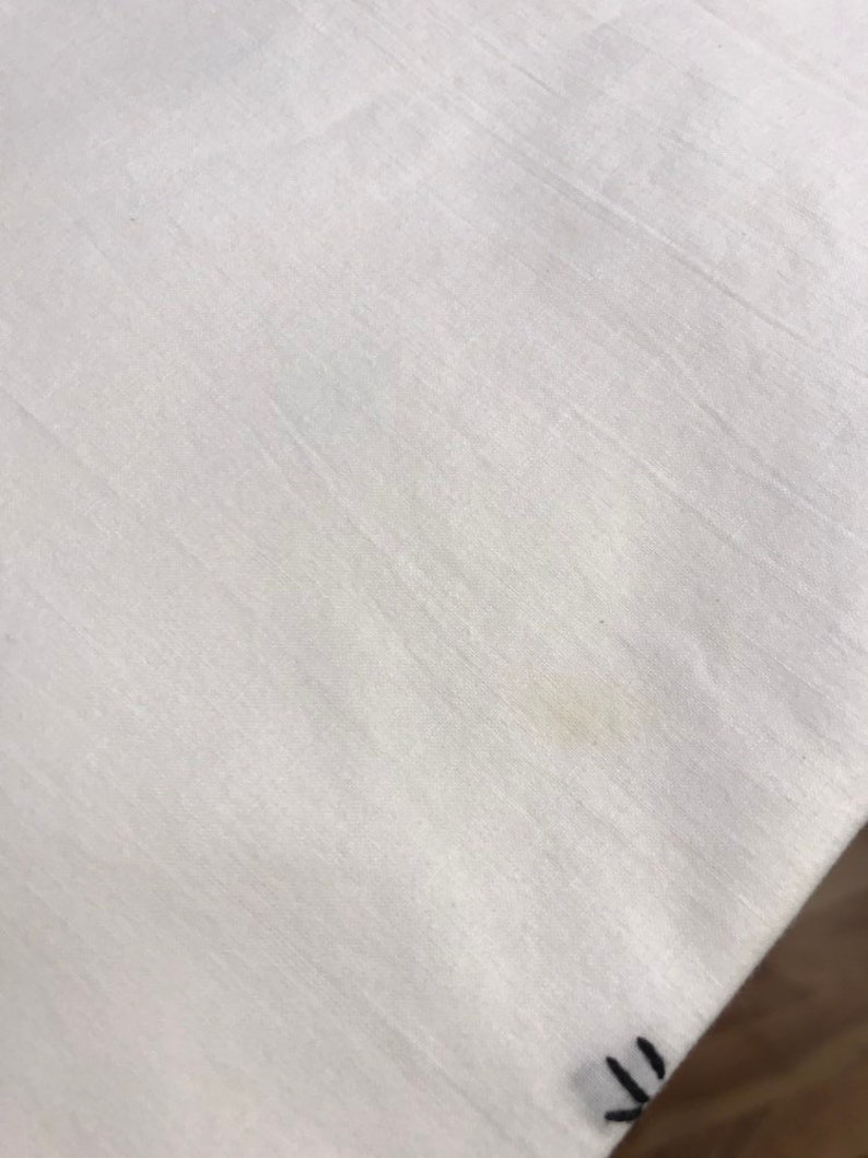 Vintage Embroidered Pillowcase