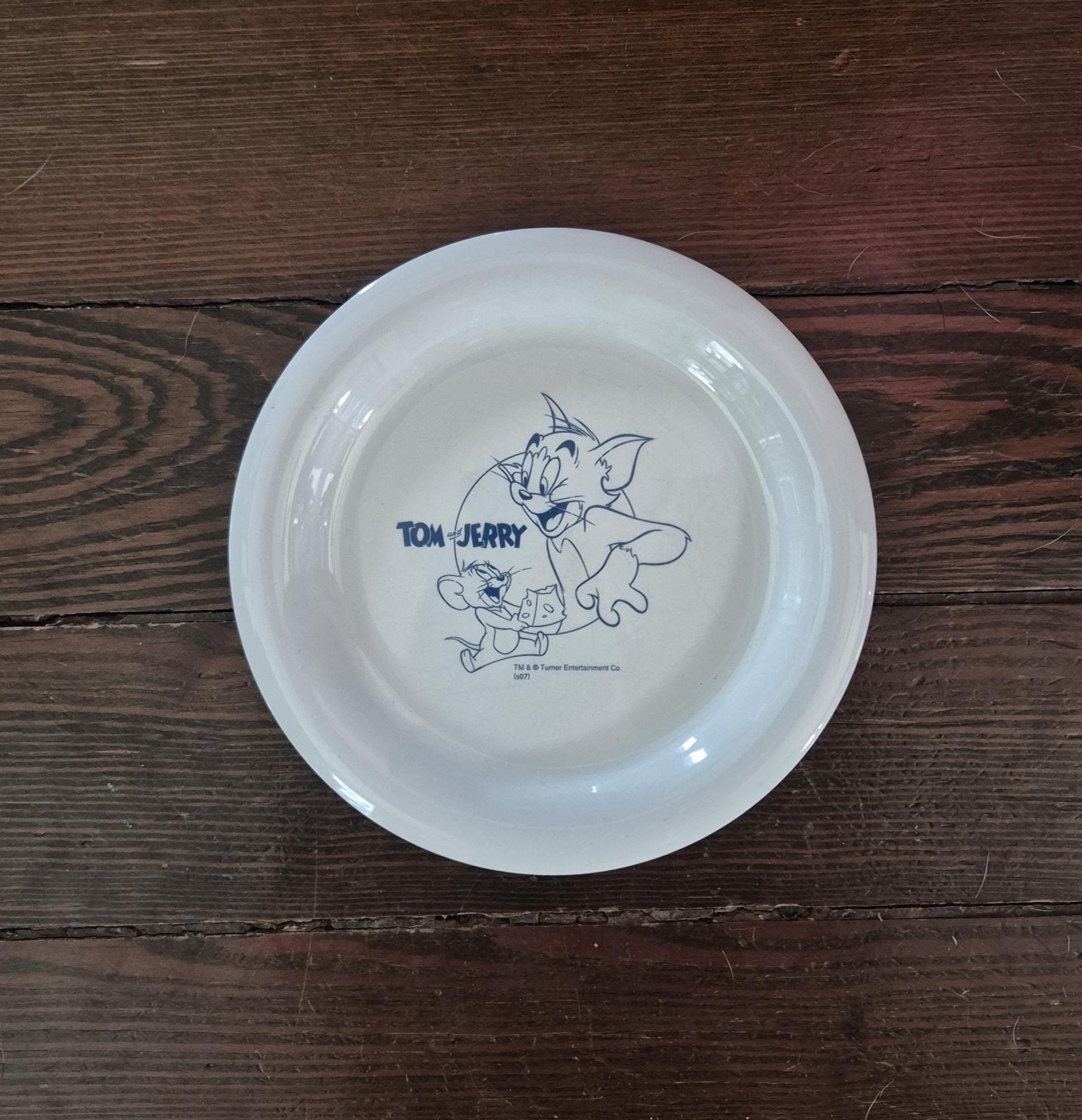 Tom Jerry Plate - Etsy UK