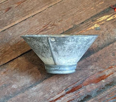 Vintage Metal Milk Strainer
