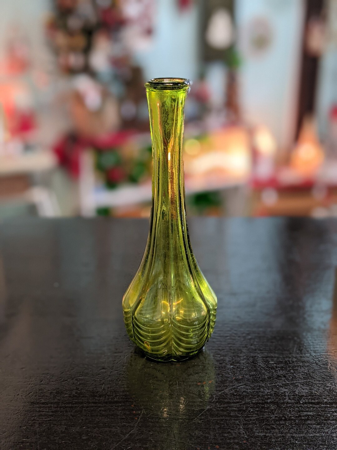 Vintage Olive Green Avon Bud Vase Etsy