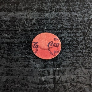 Vintage afdrukfout gecompenseerd Coca-Cola BINGO Token
