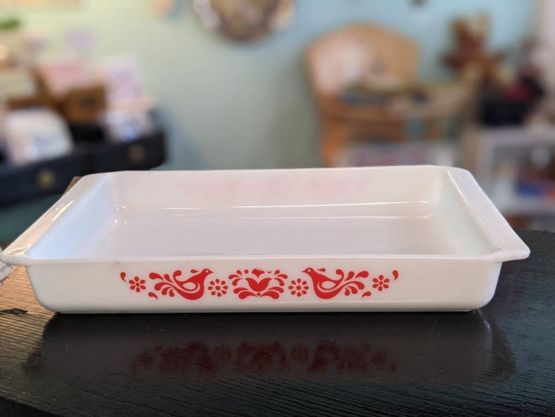 Vintage Pyrex friendship Lasagna Dish 933 Etsy
