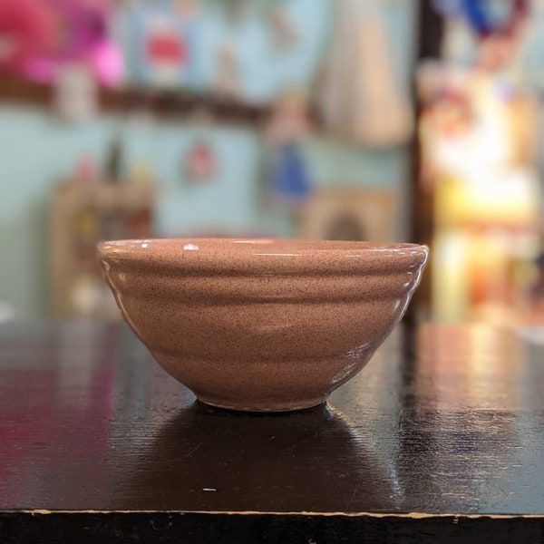 Vintage Pink Bauer(?) Pottery Pottery Mixing Bowl